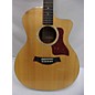 Used Taylor Used Taylor 214CE Deluxe Natural Acoustic Electric Guitar