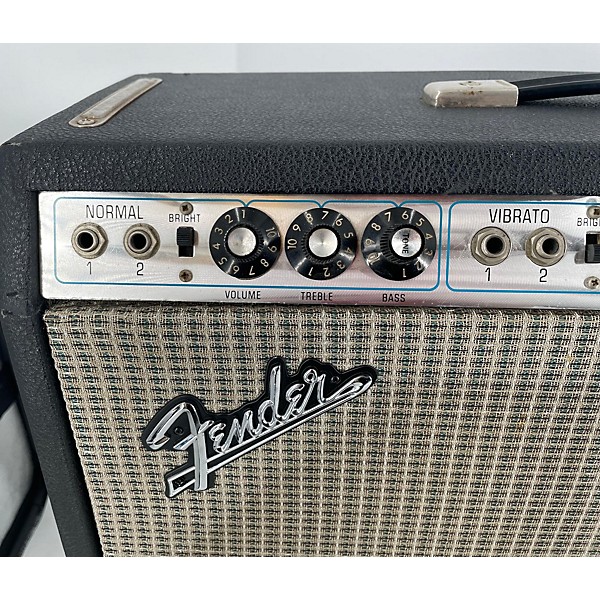 Vintage Fender 1973 Super Reverb 4x10 Tube Guitar Combo Amp