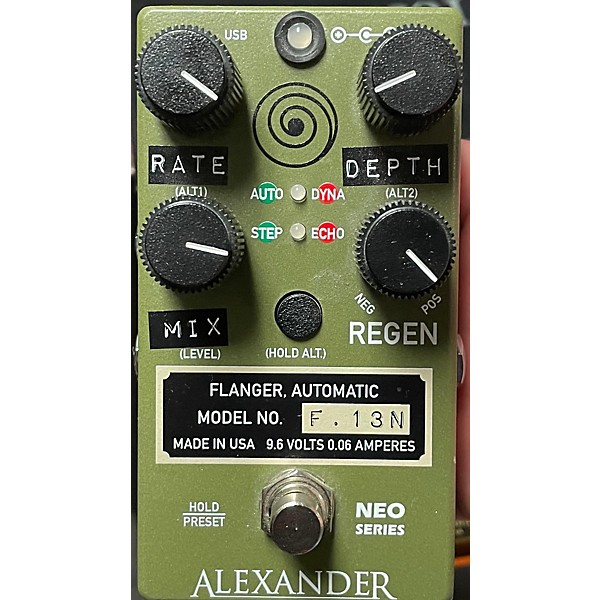 Used Alexander Used Alexander F13N Automatic Flanger Effect Pedal