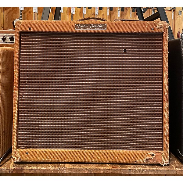 Vintage Fender 1959 Tremolux Tube Guitar Combo Amp