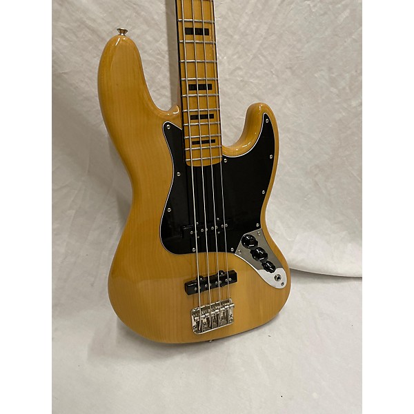 Used Squier Used Squier Classic Vibe 70s Jazz Bass Natural Electric Bass Guitar