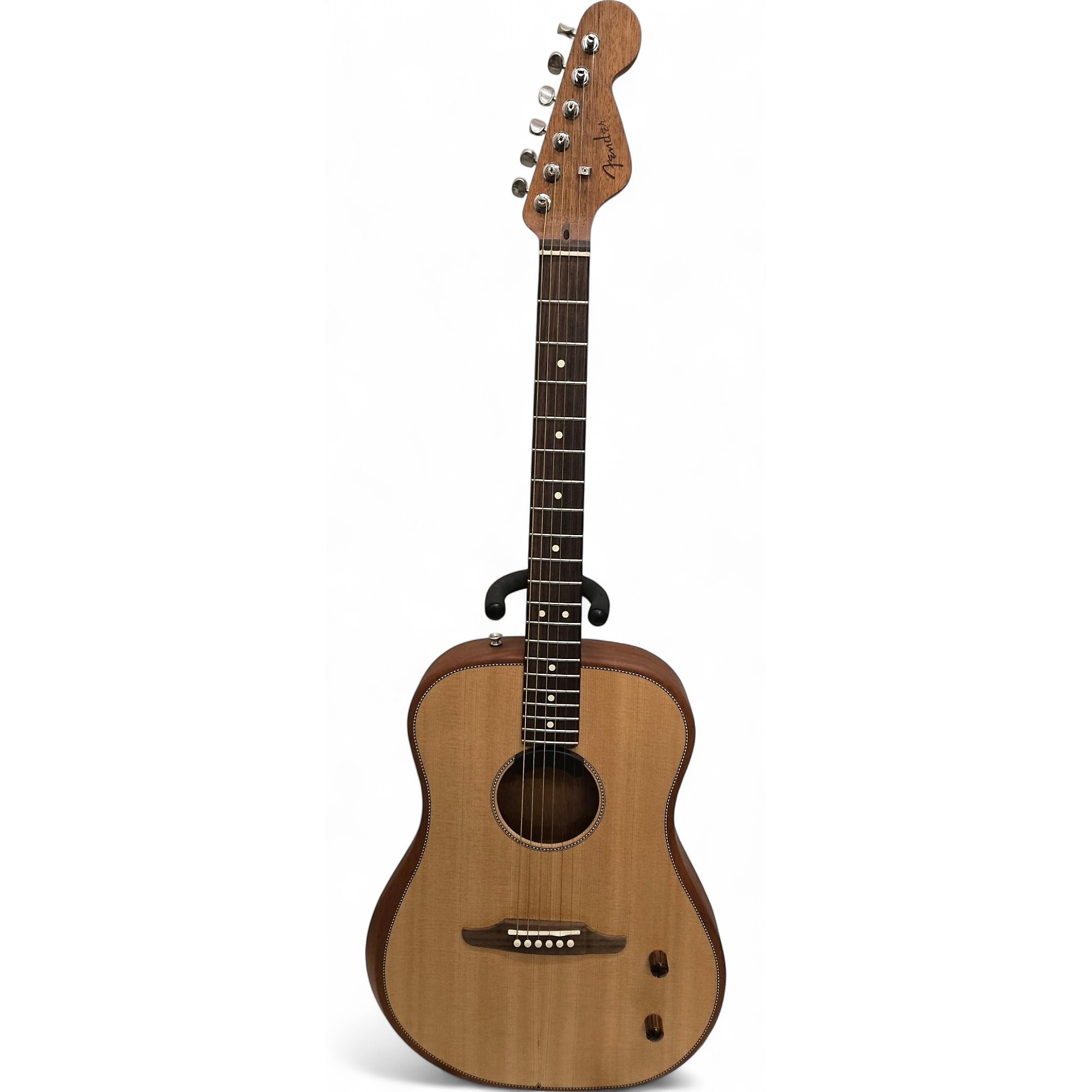 Used Fender Highway Dreadnought Natural Acoustic Electric