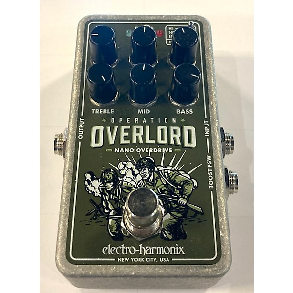 Used Electro-Harmonix Operation Overlord Effect Pedal