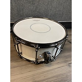 Used In Store Used Used Kings Custom 6X14 Maple Stave Drum White Gloss