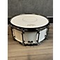 Used Used Kings Custom 6X14 Maple Stave Drum White Gloss