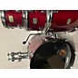 Used Yamaha Used Yamaha 4 piece Stage Custom Cranberry Red Drum Kit