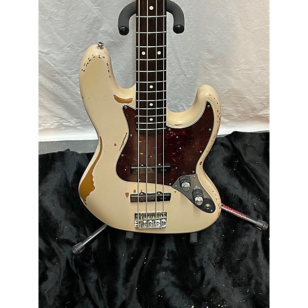 Used Fender Used Fender Flea Signature Jazz Bass Distressed Shell Pink Electric Bass Guitar