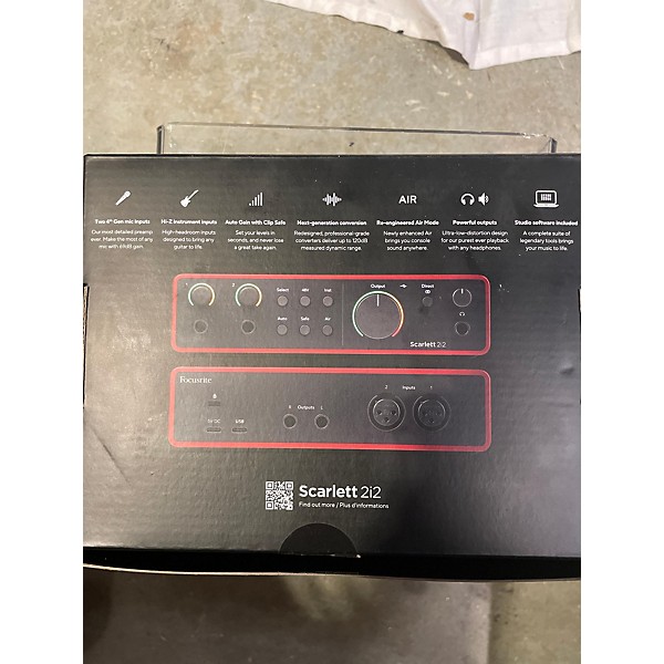 Used Focusrite Scarlett 2i2 Gen 4 Audio Interface