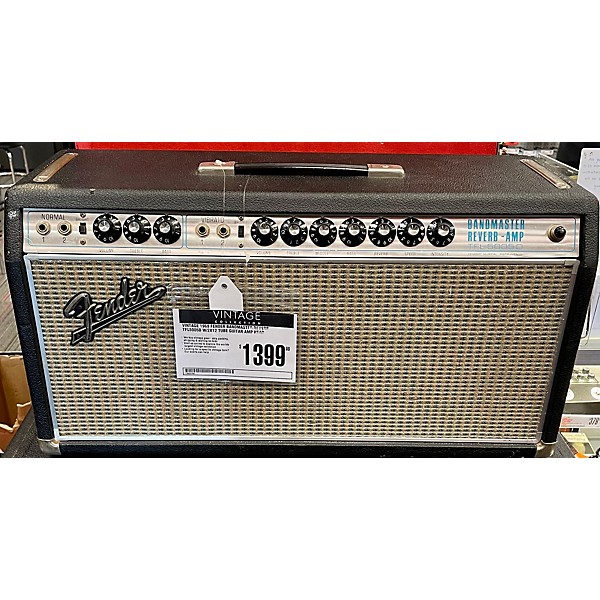 Vintage Fender Vintage 1969 Fender Bandmaster Reverb Tfl5005d W/2x12 Tube Guitar Amp Head