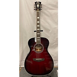 Used D'Angelico Used D'Angelico Premier Series Tammany Orchestra Trans Black Cherry Burst Acoustic Electric Guitar