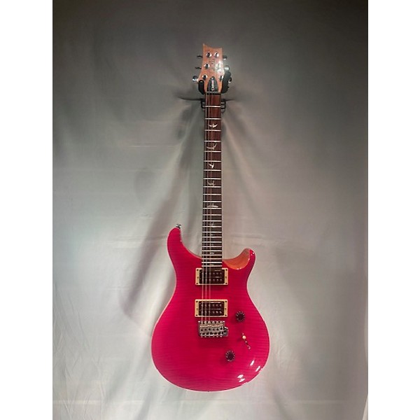 Used PRS Used PRS SE Custom 24 TRANS PINK Solid Body Electric Guitar