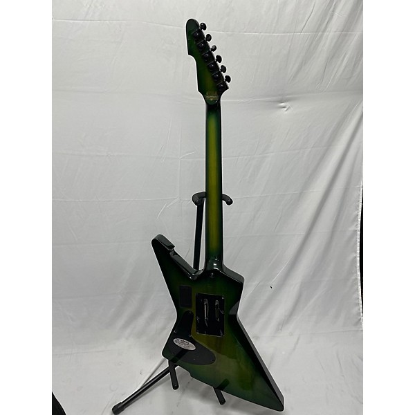 Used Schecter Guitar Research Used Schecter Guitar Research E-1 FRS Electric Green Solid Body Electric Guitar