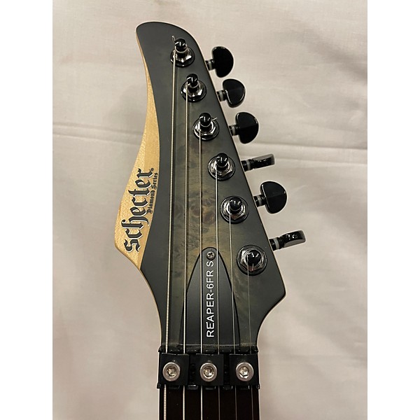 Used Schecter Guitar Research Used Schecter Guitar Research Reaper 6 Frs CHARCOAL BURST Solid Body Electric Guitar