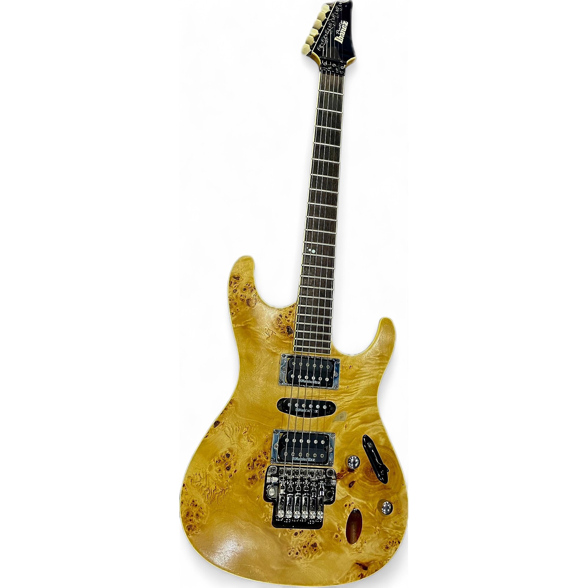Used 2006 Ibanez S2170FW prestige Burl Solid Body Electric