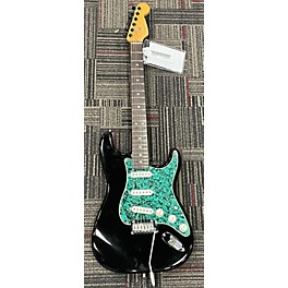 Used Fender Used Fender Stratocaster Metallic Black Solid Body Electric Guitar