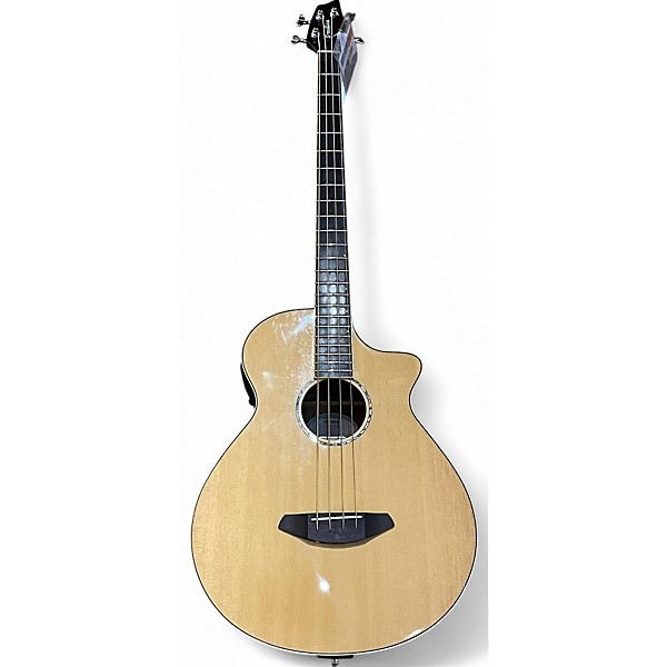 Used Breedlove Studio Bass Natural Acoustic Bass Guitar