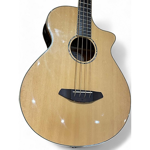 Used Breedlove Studio Bass Natural Acoustic Bass Guitar