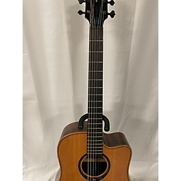 Used Lag Guitars Used Lag Guitars THV30DCE Natural Acoustic Electric Guitar