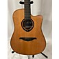 Used Lag Guitars Used Lag Guitars THV30DCE Natural Acoustic Electric Guitar