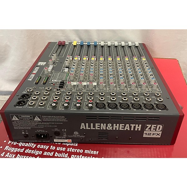 Used Allen & Heath ZED12FX Unpowered Mixer