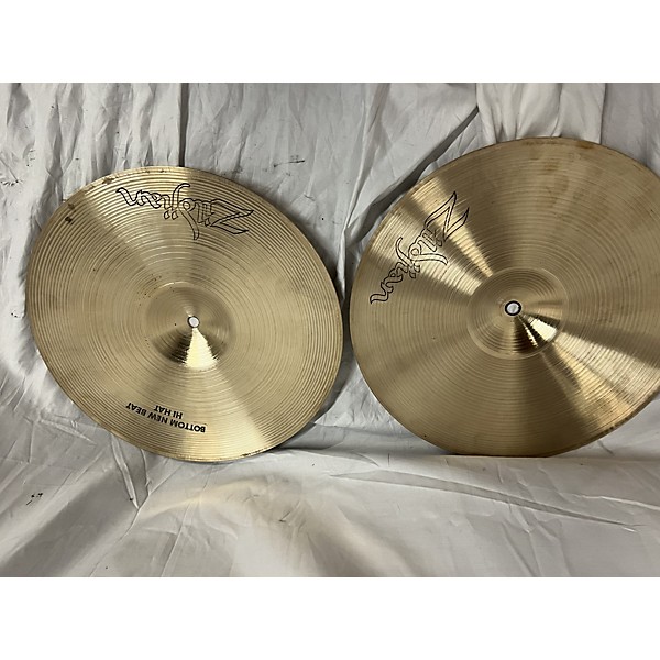 Used Zildjian 14in New Beat Hi Hat Pair Cymbal