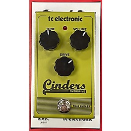 Used TC Electronic Cinders Overdrive Effect Pedal