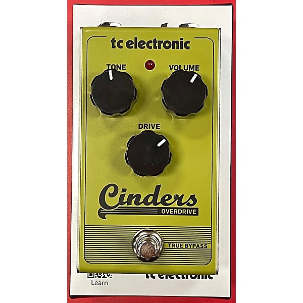 Used TC Electronic Cinders Overdrive Effect Pedal