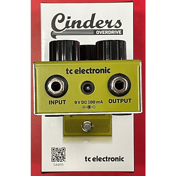 Used TC Electronic Cinders Overdrive Effect Pedal