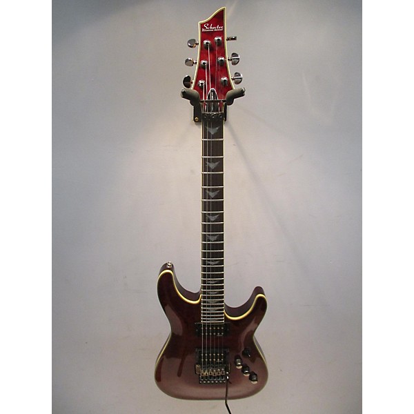 Used Schecter Guitar Research Used Schecter Guitar Research Omen Extreme 6 Floyd Rose Black Cherry Solid Body Electric Guitar