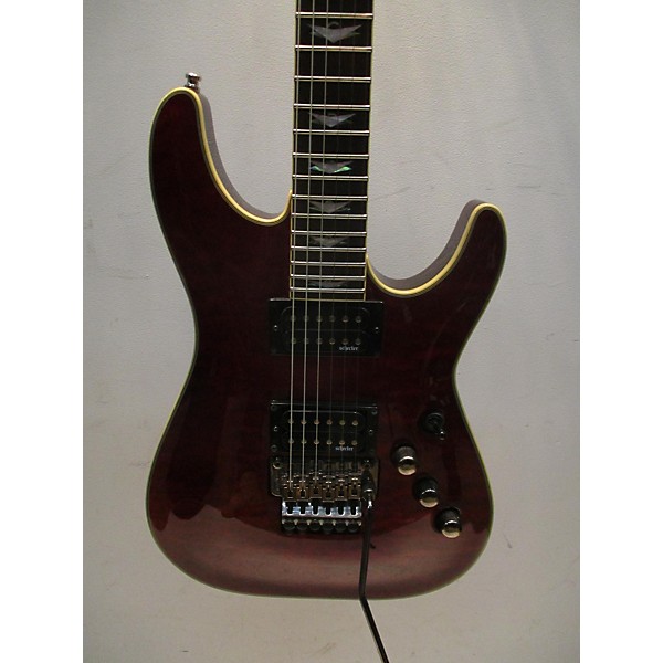 Used Schecter Guitar Research Used Schecter Guitar Research Omen Extreme 6 Floyd Rose Black Cherry Solid Body Electric Guitar