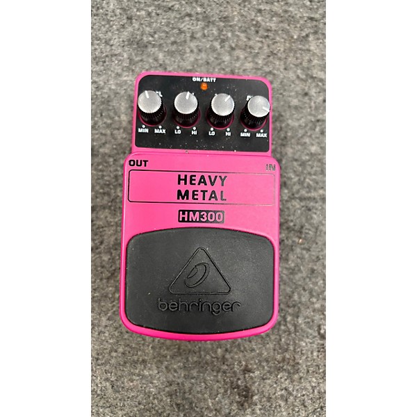 Used Behringer HM300 Heavy Metal Distortion Effect Pedal