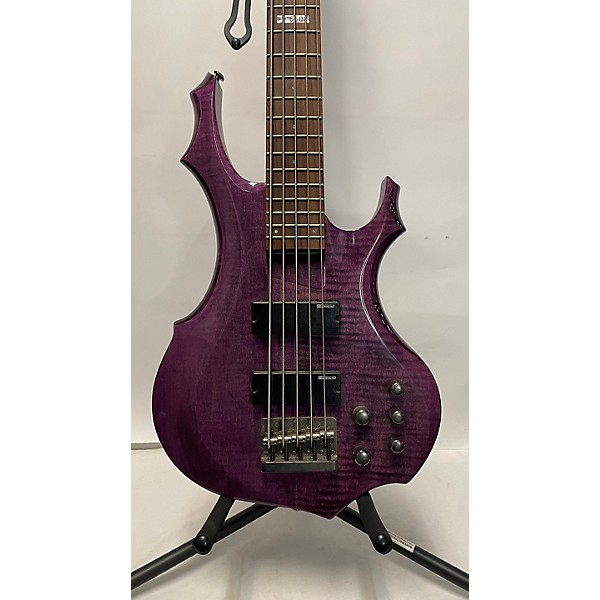 Used ESP LTD F155DX 5 String Electric Bass Guitar