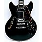 Used D'Angelico Used D'Angelico Premier Series DC Black Hollow Body Electric Guitar