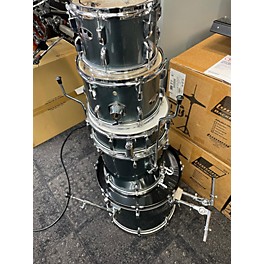 Used Pearl Used Pearl 5 piece Roadshow SHELL PACK Metallic Blue Drum Kit