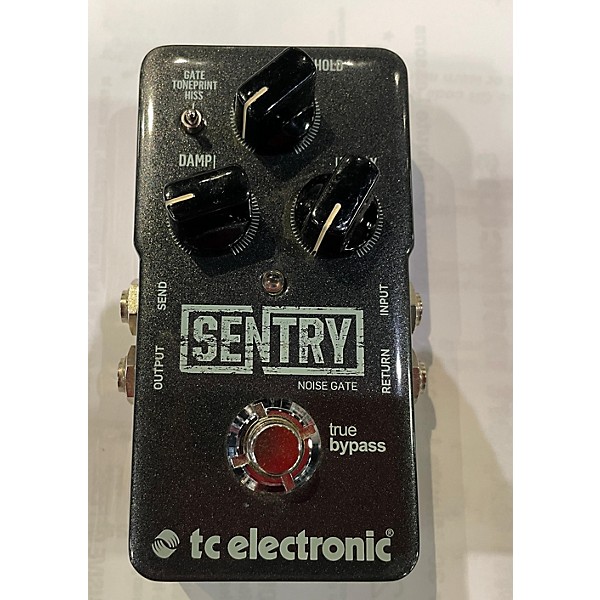 Used TC Electronic Sentry Noise Gate Effect Pedal