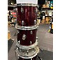 Used Used Rockwood 5 piece Drum Set Wine Red Drum Kit