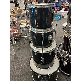 Used BOSS Used Gammon 4 piece Shell Pack Black Drum Kit