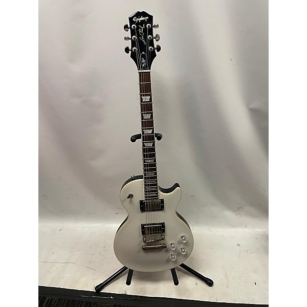 Used Epiphone Used Epiphone MUSE LES PAUL Pearl White Solid Body Electric Guitar