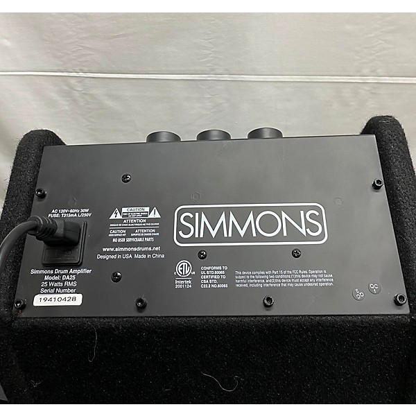 Used Simmons DA25 Drum Amplifier