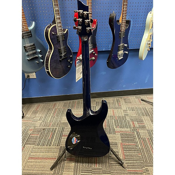 Used Schecter Guitar Research Used Schecter Guitar Research Exotic Star Blue Solid Body Electric Guitar