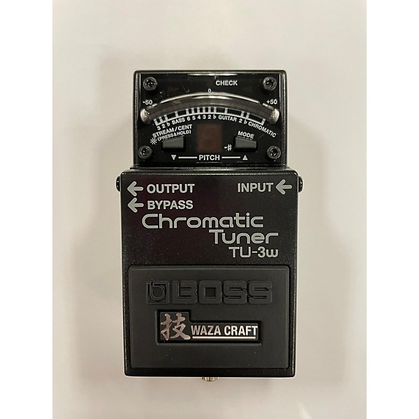 Used BOSS TU3W Waza Craft Chromatic Tuner Pedal