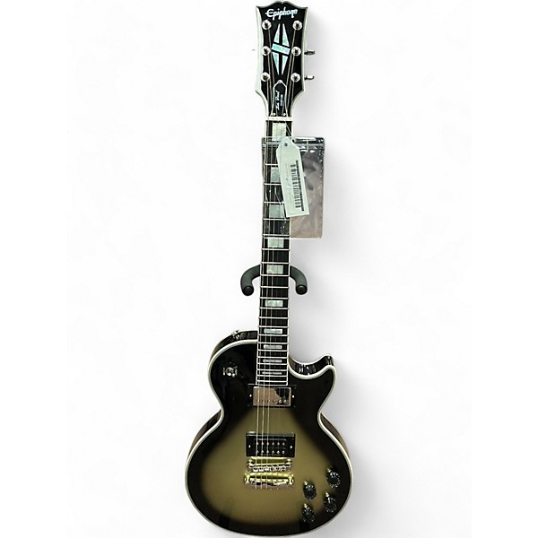 Used Epiphone Used Epiphone Adam Jones 1979 Les Paul Custom Antique Silver Burst Solid Body Electric Guitar