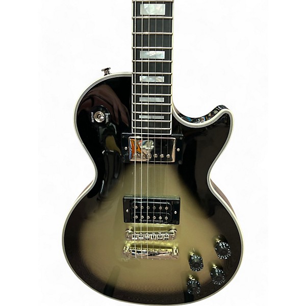 Used Epiphone Used Epiphone Adam Jones 1979 Les Paul Custom Antique Silver Burst Solid Body Electric Guitar