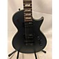 Used Epiphone Ltd Used Epiphone Ltd EC-256 Black With Silver Pinstripes Solid Body Electric Guitar