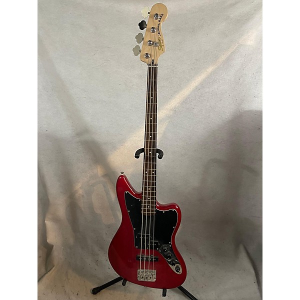 Used Squier Jaguar Electric Bass Guitar