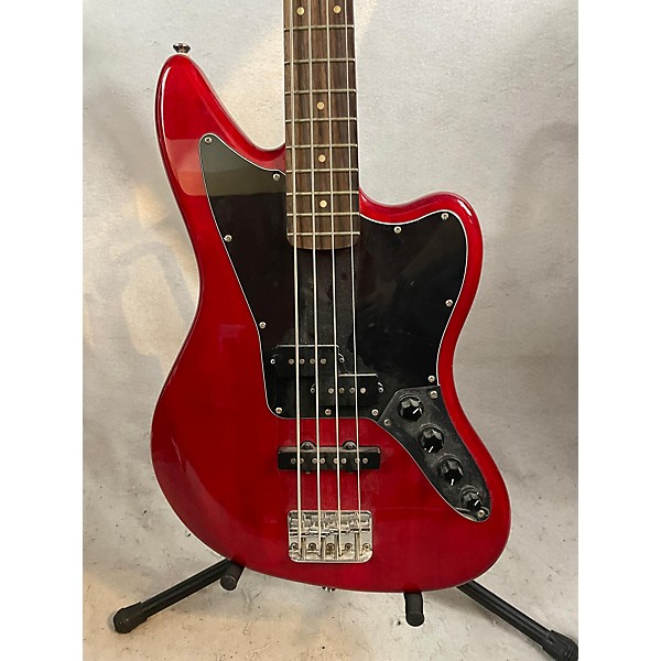 Used Squier Jaguar Electric Bass Guitar