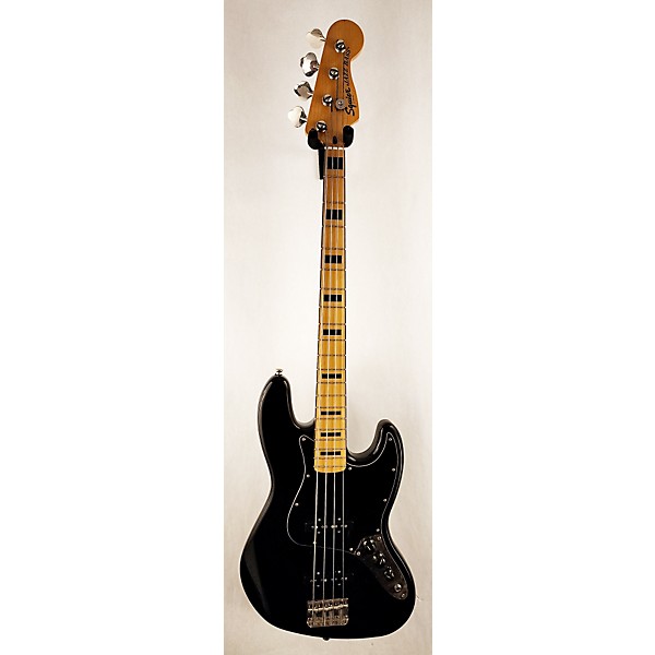 Used Squier Used Squier Classic Vibe 70s Jazz Bass Black Electric Bass Guitar