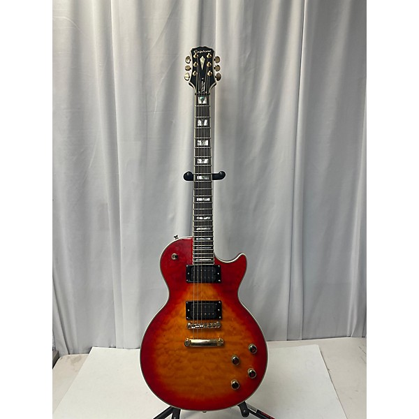 Used Epiphone Used Epiphone Les Paul Custom Propechy Plus Cherry Sunburst Solid Body Electric Guitar