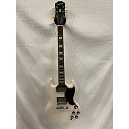 Used Epiphone Used Epiphone SG Les Paul White Solid Body Electric Guitar