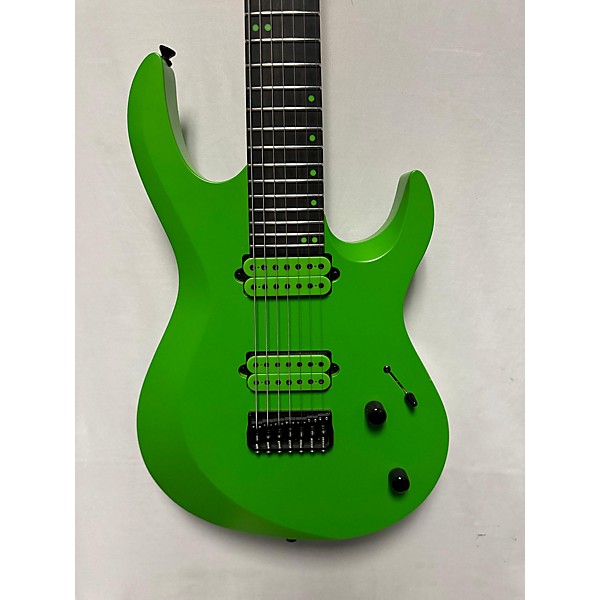 Used Used Kiesel A2 Green Solid Body Electric Guitar